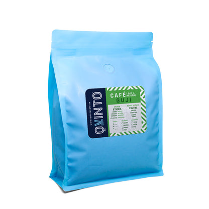 Café de Etiopía- Mulish- Guji, Notas frutales, Proceso Natural  variedad Heirloom 