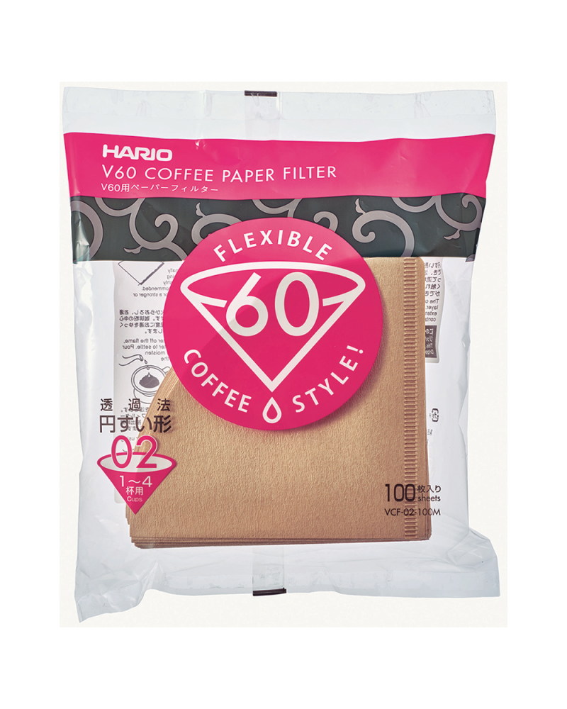Filtros V60 Hario Papel 02 Natural 100 unidades - Quinto Café