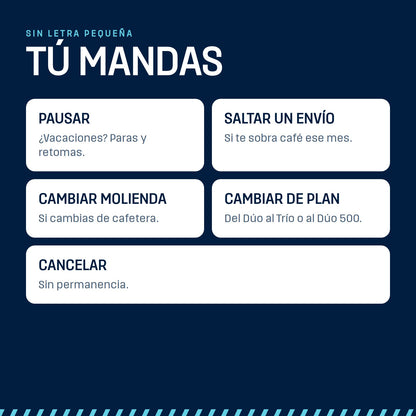 Gestiona tu suscripción: pausar, saltar, cambiar o cancelar