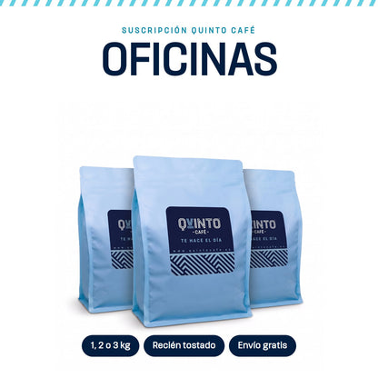 Suscripción de café para oficinas de Quinto Café