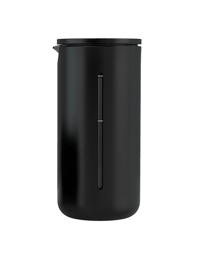 Prensa francesa Timemore U negra de 450 ml con funda de silicona y visor lateral
